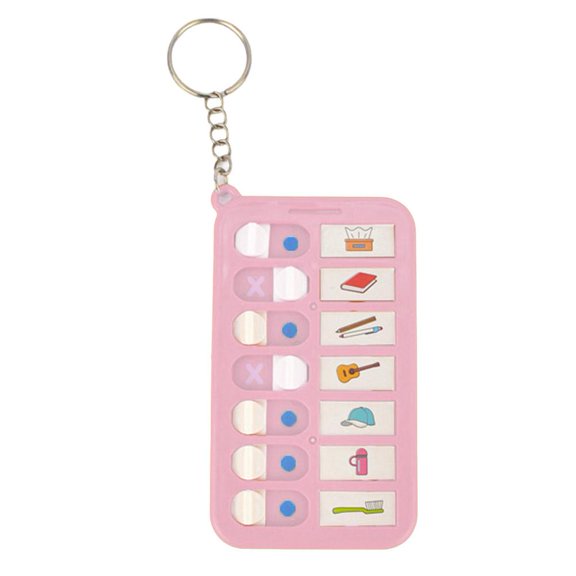SSKFHGI Plan Childrens Selfdiscipline Clock Card RV Note Checklist Message