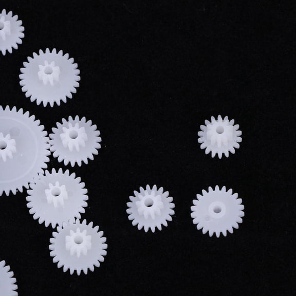 SSKFHGI Plastic Gear Pack Toy Plastic 58 Kinds Of 0.5 Modulus Reduction Gear Diy Motor Transmission Model