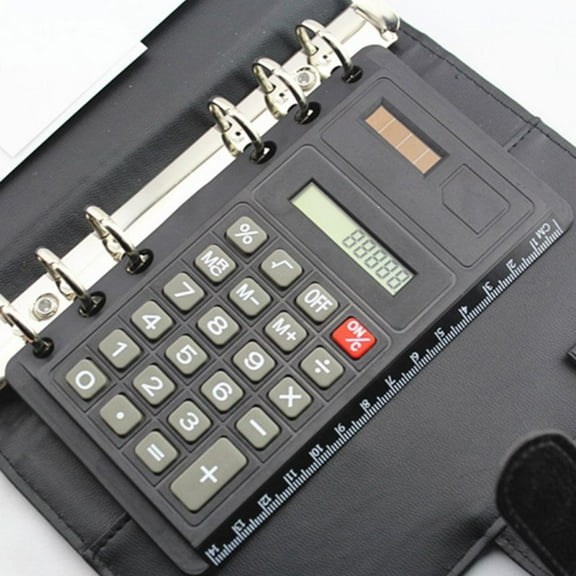 SSKFHGI Portable Solar Power Calculator 8 Digital Ultrathin J5N4 Function K