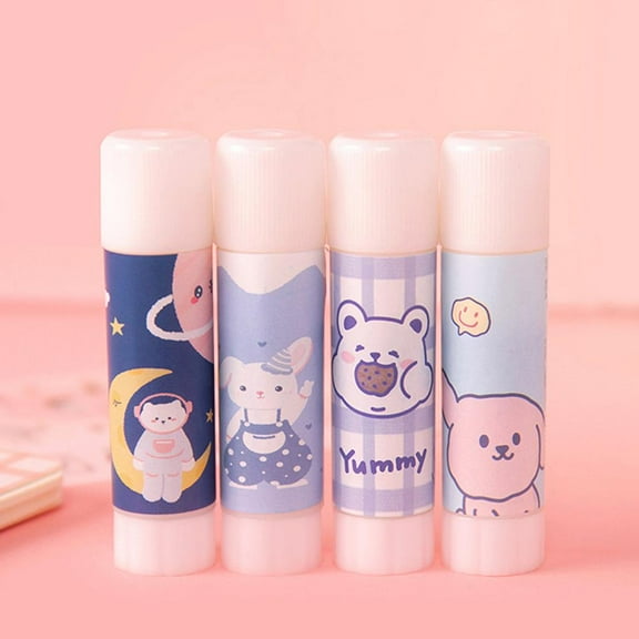 SSKFHGI Randomly Pack A Kumamoto Rabbit Series Pva Bulk Solid Glue Office Supplies Small 9g Solid Glue Student Stationery Glue Stick With Good Viscosity