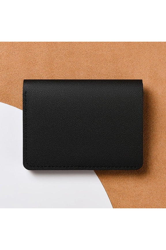 Small Wallet Bifold Leather Short Wallet Mini Purse Card Case Holder PU Purse Y8