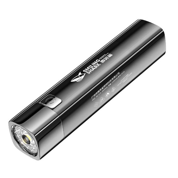 SSKFHGI Smiling Shark Mini Flashlight Small Pocket Portable Strong Torchlight