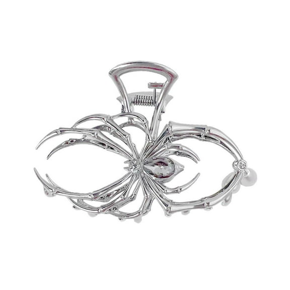 SSKFHGI Spider Hair ClipsMetal Spider Hair Claw Clips for WomenNonslip Large Hair Claw ClipsGothic Strong Hold Hair Claw ClipsHalloween Hair Jaw Clip for Hair Accessories
