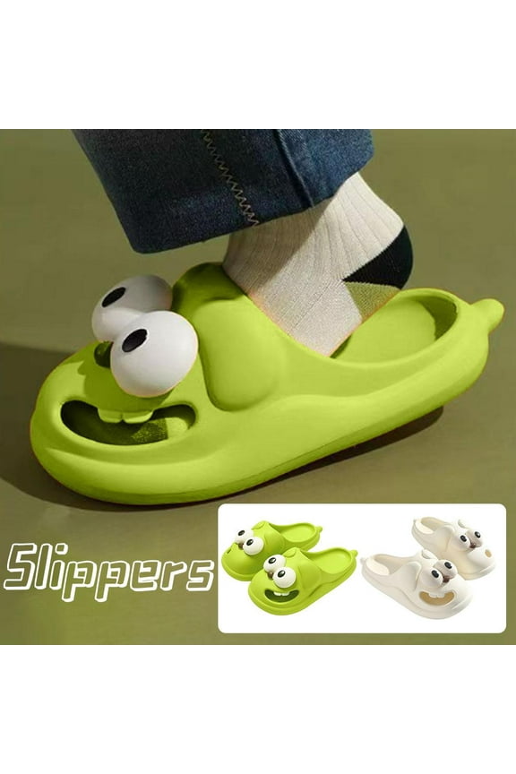 SSKFHGI Summer Slippers Women Indoor PVC Soft Bottom Sandals Home Slides US Shoes