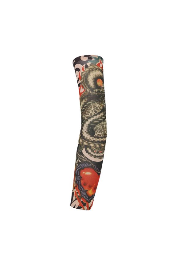 Unisex Tattoo Cooling Arm Sleeves Cover Unisex Sports Outdoor UV Sun Protecti