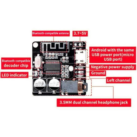 SSKFHGI VHM314 MP3 Bluetooth 50 Amplifier Board Audio Lossless X1 T De Module