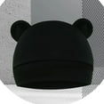 thumbnail image 1 of SSKFHGI White One Size Baby Hat With Ears Baby Pullover Hat Baby Bear Hat Newborn Hat Thin, 1 of 7