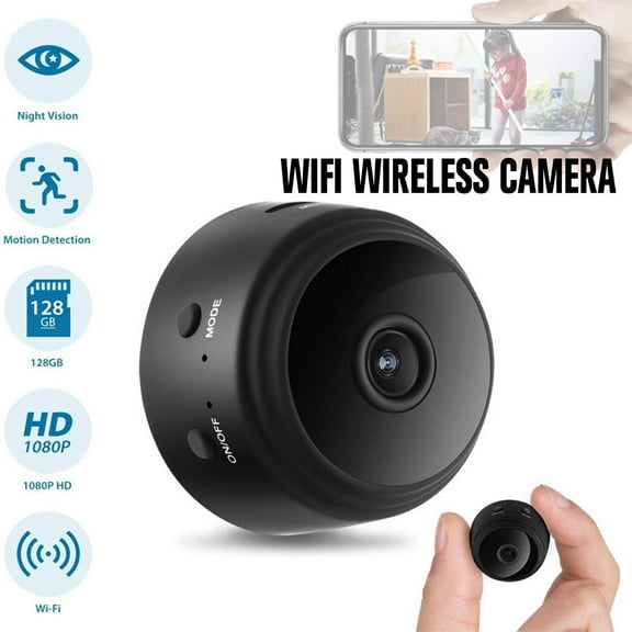 SSKFHGI WiFi Wireless 1080P Camera Mini Camcorders Video Magnetic Bracket Black SALE7