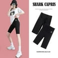 thumbnail image 1 of SSKFHGI Women High Waist Yoga Shorts Pocket GymCycling Biker Pants Sports Leggings 9CR3, 1 of 1