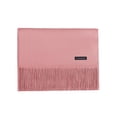 thumbnail image 1 of 12Baby Pink E New Autumn And Winter Long Tassel Warm Scarf Solid Color Shawl Allmatch Style, 1 of 8