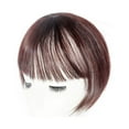 thumbnail image 1 of SSKFHGI (Woven Chemical Fiber) Dark Brown Wig Bangs Bangs Head Replacement Wig Female 3d Air Bangs Natural Mini Thin, 1 of 1