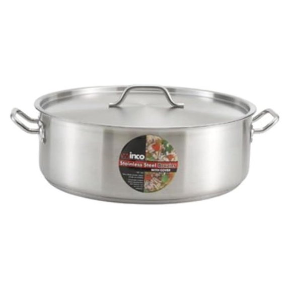 SSLB-10, 10-Quart Premium Stainless Steel Polished Induction Brazier
