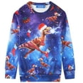 thumbnail image 1 of SSLR Big Boys' Funny Xmas Crewneck Ugly Christmas Sweatshirt Pullover, 1 of 8