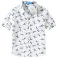 thumbnail image 1 of SSLR Big Boys Hawaiian Shirt 100% Cotton Short Sleeve Casual Button Down Shirts, 1 of 7