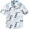 thumbnail image 1 of SSLR Big Boys Hawaiian Shirt 100% Cotton Short Sleeve Casual Button Down Shirts, 1 of 7