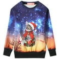 thumbnail image 1 of SSLR Big Girls' Xmas Crewneck Pullover Funny Ugly Christmas Sweatshirt, 1 of 8