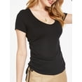 thumbnail image 1 of SSLR Deep V Neck T Shirts for Womens Slim Fit Short Sleeve T Shirts Tops, 1 of 7