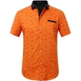 thumbnail image 1 of SSLR Dress Shirts for Mens Casual Button Down Shirts Cotton Short Sleeve Shirts, 1 of 8