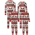 thumbnail image 1 of SSLR Family Matching Christmas Pajamas Sets Xmas Sleepwear Nightwear 2-Piece Pjs Tops+Pants, 1 of 8