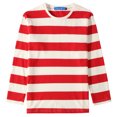 thumbnail image 1 of SSLR Long Sleeve Shirts for Big Boys Striped T Shirt Crew Neck Cotton Lightweight Causal Tshirts, 1 of 7