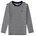 thumbnail image 1 of SSLR Long Sleeve Shirts for Big Boys Striped T Shirt Crew Neck Cotton Lightweight Causal Tshirts, 1 of 7