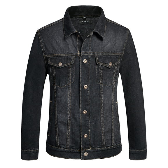 SSLR Men's Denim Trucker Jacket