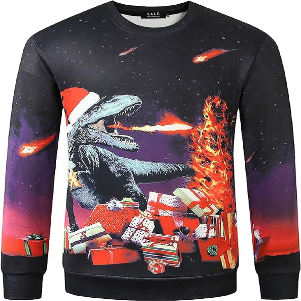 Ugly Christmas Sweater Canada Crazy Dog TShirts Womens Ugly