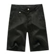 thumbnail image 1 of SSLR Men's Solid Flat Front Casual Linen Shorts Pants, 1 of 7