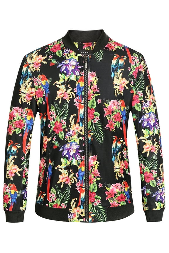 Men's Varsity Jackets Coat Lightweight Bomer Jacket for Men