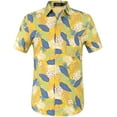 thumbnail image 1 of SSLR Mens Casual Button Down Shirts Short Sleeve Aloha Hawaiian Shirts, 1 of 7