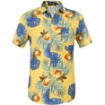 thumbnail image 1 of SSLR Mens Casual Button Down Shirts Short Sleeve Aloha Hawaiian Shirts, 1 of 7