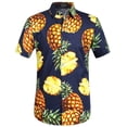 thumbnail image 1 of SSLR Mens Hawaiian Shirt Beach Shirts Tropical Shirts Short Sleeve Casual Button Down Shirts, 1 of 6