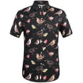 thumbnail image 1 of SSLR Mens Hawaiian Shirts Casual Button Down Shirts 100% Cotton Short Sleeve Tropical Shirts, 1 of 7