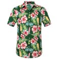 thumbnail image 1 of SSLR Mens Hawaiian Shirts Floral Beach Shirts Tropical Shirts Short Sleeve Casual Button Down Shirts, 1 of 7