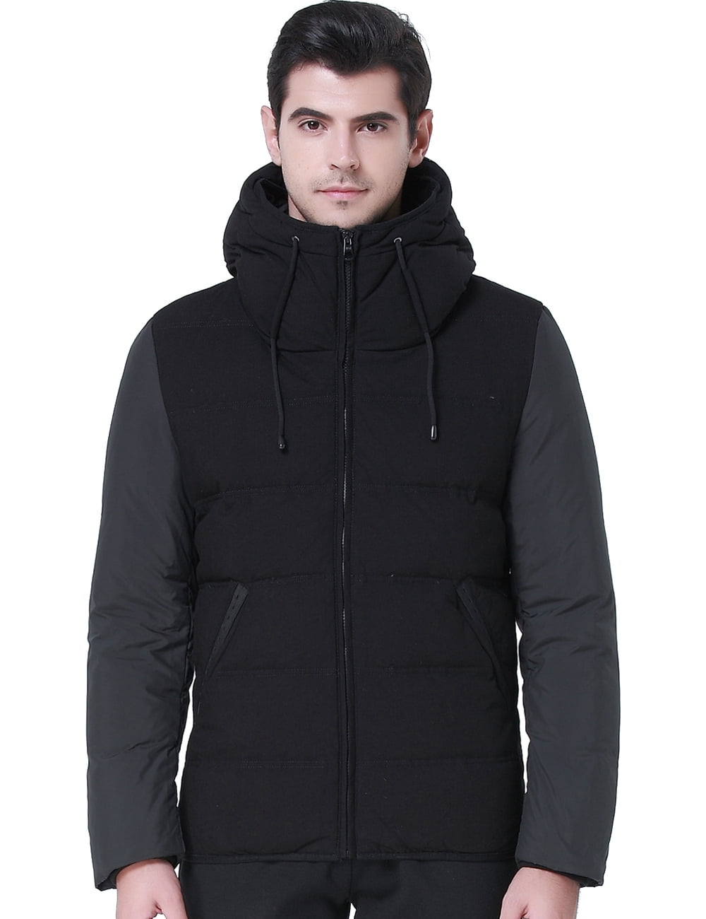 Calvin Klein Mens Full Zip Puffer Jacket Small Blue Edge NWT