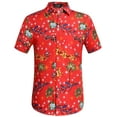 thumbnail image 1 of SSLR Mens Santa Claus Party Tropical Ugly Hawaiian Christmas Shirts, 1 of 8