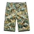 thumbnail image 1 of SSLR Mens Shorts Causal Flat Front Hawaiian Summer Shorts, 1 of 8