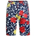 thumbnail image 1 of SSLR Mens Shorts Causal Flat Front Hawaiian Summer Shorts, 1 of 8