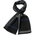 thumbnail image 1 of SSLR Mens Winter Warm Scarf Plaid Tassel Scarf Soft Long Scarves, 1 of 6