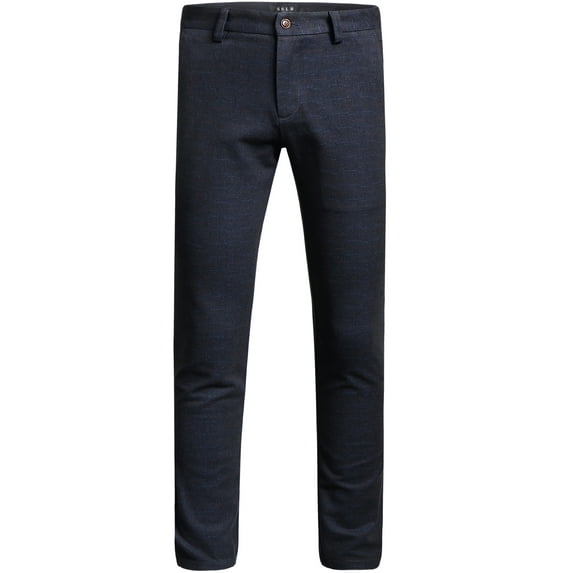 SSLR Mens Work Pants Slim Fit Cotton Casual Pants