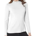 thumbnail image 1 of SSLR Mock Turtleneck for Women Mock Turtleneck Tops Long Sleeve T Shirt Basic Active Layer, 1 of 5
