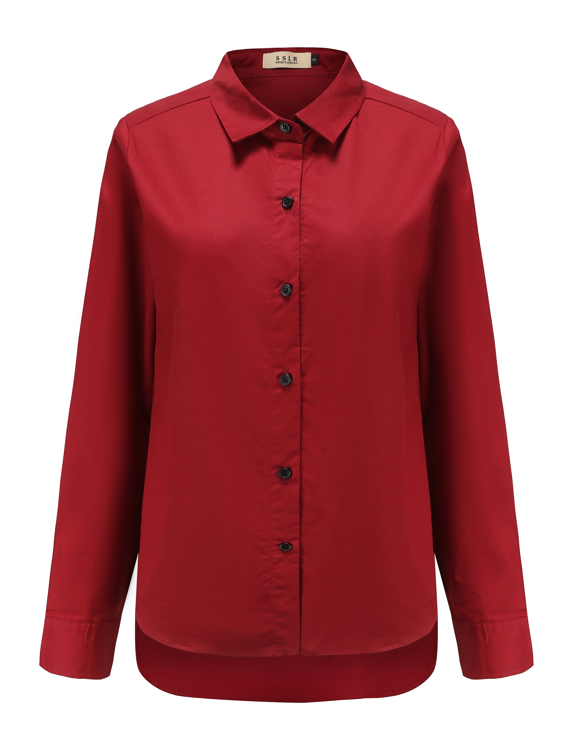 high low button down shirt