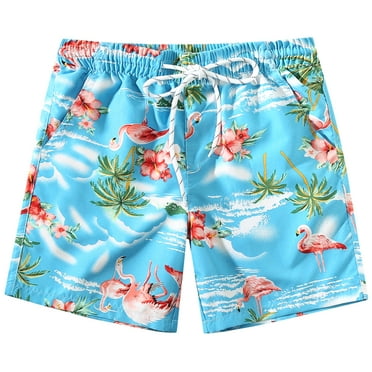 SSLR Quick-Dry Swimming Trunks Swimwear Bottoms (Boy's 10-12Y)