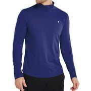 SSLR Turtleneck Thermal Shirts for Men Long Sleeve Shirts Fleece Lined Tops Mock Neck Base Layer