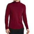 thumbnail image 1 of SSLR Turtleneck Thermal Shirts for Men Long Sleeve Shirts Fleece Lined Tops Mock Neck Base Layer, 1 of 7