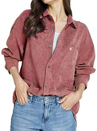  Tuianres Womens Corduroy Button Down Shirts Retro Long Sleeve  2023 Fall Clothes Shacket Jackets Boyfriend Blouse Outwear Womens Fashion  Tops Under 10 Dollars : Clothing, Shoes & Jewelry