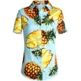 thumbnail image 1 of SSLR Womens Hawaiian Shirts Floral Blouses Short Sleeve Button Down Shirts, 1 of 8