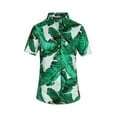 thumbnail image 1 of SSLR Womens Hawaiian Shirts Floral Blouses Short Sleeve Button Down Shirts, 1 of 8