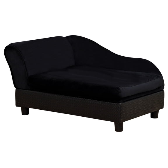 SSLZ Pet Sofa Bed Couch with Storage, Pet Sofa for Cats and Small Dogs, Black