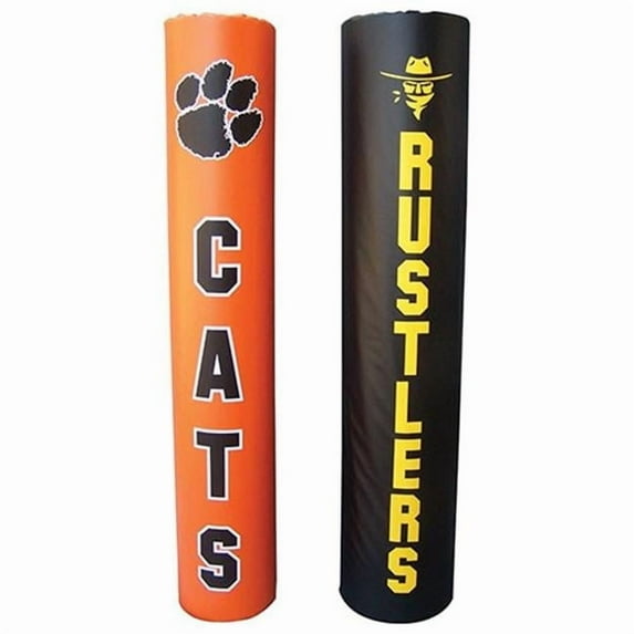 SSN 200234503 Post Pad up to 4.5 in. O.D. Post, Blue & Red